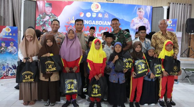 Polres Lombok Timur Gelar Baksos !!! Altar Akabri 89 TNI-Polri Sukses Terselenggara